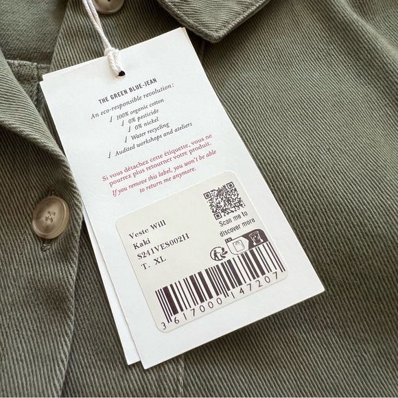 SEZANE GREEN JACKET! ✨ - Picture 3 of 4